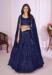 Picture of Georgette & Net Midnight Blue Lehenga Choli