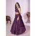 Picture of Well Formed Georgette & Net Blue Violet Lehenga Choli