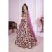 Picture of Resplendent Georgette & Net Purple Lehenga Choli