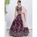 Picture of Splendid Georgette Brown Lehenga Choli