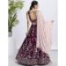 Picture of Splendid Georgette Brown Lehenga Choli