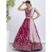 Picture of Ideal Georgette Dark Red Lehenga Choli