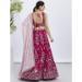 Picture of Ideal Georgette Dark Red Lehenga Choli