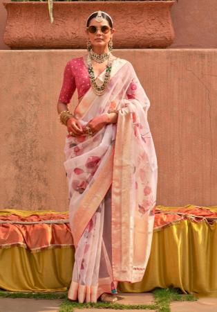 Picture of Beauteous Silk Light Pink Saree