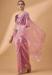 Picture of Chiffon & Net & Organza Pale Violet Red Saree