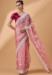 Picture of Chiffon & Net & Organza Pale Violet Red Saree