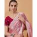 Picture of Chiffon & Net & Organza Pale Violet Red Saree