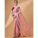 Picture of Chiffon & Net & Organza Pale Violet Red Saree