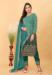 Picture of Georgette Medium Sea Green Straight Cut Salwar Kameez