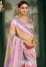 Picture of Fascinating Linen & Silk Pale Violet Red Saree