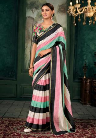 Picture of Gorgeous Linen & Silk Tan Saree