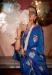 Picture of Sublime Satin Steel Blue Saree