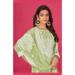 Picture of Delightful Satin Dark Khaki Straight Cut Salwar Kameez