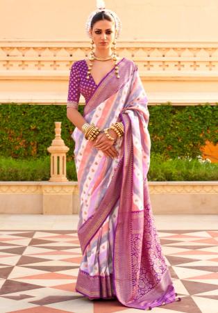 Picture of Good Looking Silk Rosy Brown Saree