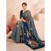 Picture of Appealing Crepe & Silk Slate Grey Saree