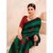 Picture of Resplendent Crepe & Silk Teal Saree