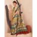 Picture of Exquisite Crepe & Silk Dark Khaki Saree