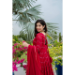 Picture of Bewitching Chiffon Dark Red Readymade Salwar Kameez