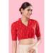 Picture of Ideal Cotton Crimson Designer Blouse