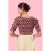 Picture of Graceful Cotton Brown Designer Blouse