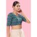 Picture of Fascinating Cotton Sea Green Designer Blouse