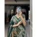 Picture of Stunning Silk Dark Olive Green Lehenga Choli