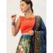 Picture of Beautiful Silk Chocolate Lehenga Choli