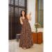 Picture of Splendid Rayon Brown Readymade Gown