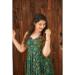 Picture of Charming Rayon Sea Green Readymade Gown