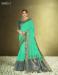 Picture of Classy Satin & Silk Medium Turquoise Saree