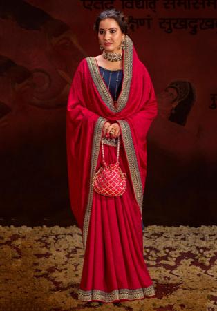 Picture of Well Formed Silk Light Coral Saree