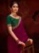 Picture of Delightful Silk Maroon Saree