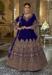 Picture of Marvelous Net Navy Blue Anarkali Salwar Kameez