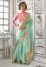 Picture of Sublime Chiffon & Silk Dark Sea Green Saree