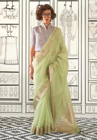 Picture of Wonderful Chiffon & Silk Tan Saree