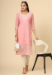 Picture of Admirable Georgette Light Pink Kurtis & Tunic