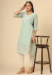 Picture of Alluring Georgette Off White Kurtis & Tunic