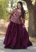 Picture of Sublime Chiffon Saddle Brown Readymade Lehenga Choli