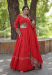 Picture of Gorgeous Rayon Fire Brick Readymade Lehenga Choli