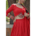 Picture of Gorgeous Rayon Fire Brick Readymade Lehenga Choli