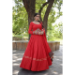 Picture of Gorgeous Rayon Fire Brick Readymade Lehenga Choli