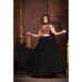 Picture of Alluring Crepe Black Lehenga Choli