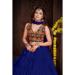 Picture of Beauteous Crepe Midnight Blue Lehenga Choli