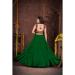 Picture of Appealing Crepe Dark Green Lehenga Choli