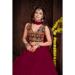 Picture of Radiant Crepe Maroon Lehenga Choli