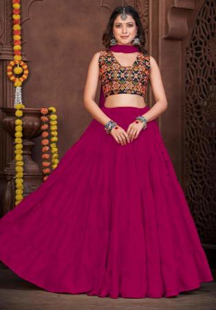 Picture of Amazing Crepe Light Coral Lehenga Choli