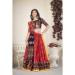 Picture of Sightly Cotton & Georgette Crimson Lehenga Choli