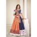 Picture of Cotton & Georgette Dark Slate Blue Lehenga Choli