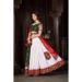 Picture of Stunning Cotton & Georgette White Lehenga Choli