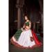 Picture of Stunning Cotton & Georgette White Lehenga Choli